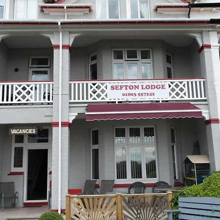 Sefton Lodge Seafront ,Panoramic Sea View Ensuite Balcony Rooms Available, Guest Garden Paignton Exterior photo